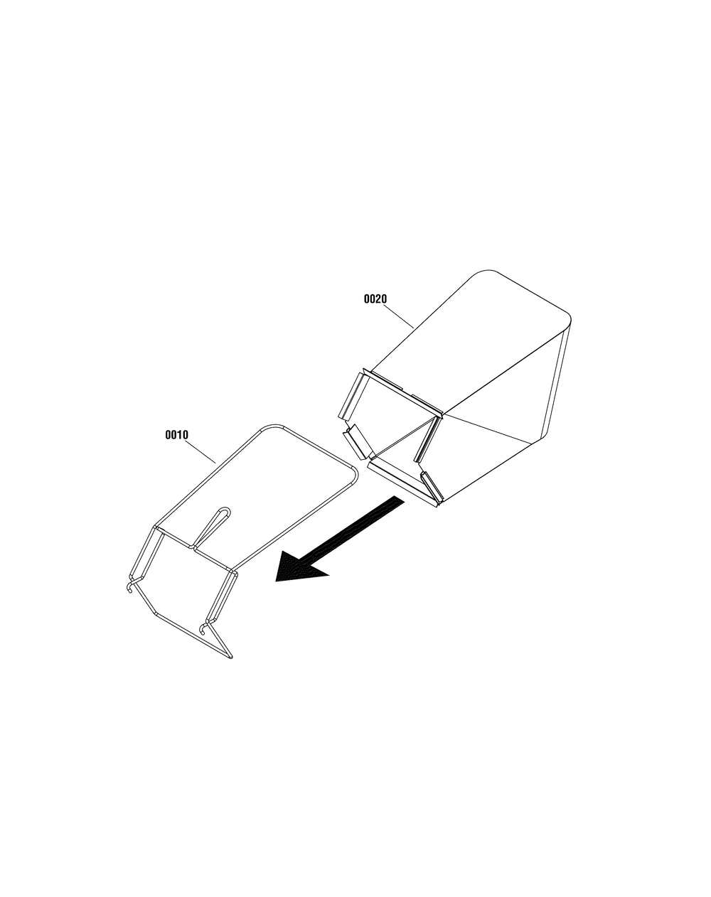 Grass Catcher (7501600) Diagram and Parts List for 7800825-JS38 2012 Briggs and Stratton Lawn Mower